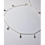 Droplet Anklet - Black