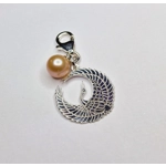 Crane Moon Charm