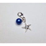 Blue Starfish Charm