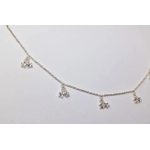 Double Star Anklet - Crystal