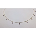 Droplet Anklet - Purple