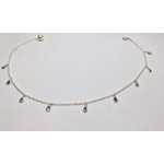 Droplet Anklet - Purple