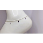 Droplet Anklet - Purple