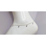 Droplet Anklet - Purple