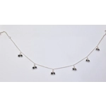 Double Star Anklet - Black