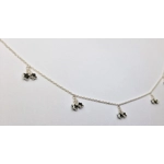 Double Star Anklet - Black