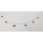 Double Star Anklet - Black