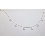 Double Star Anklet - Crystal