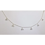 Double Star Anklet - Crystal