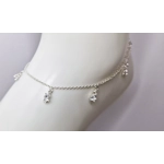 Double Star Anklet - Crystal
