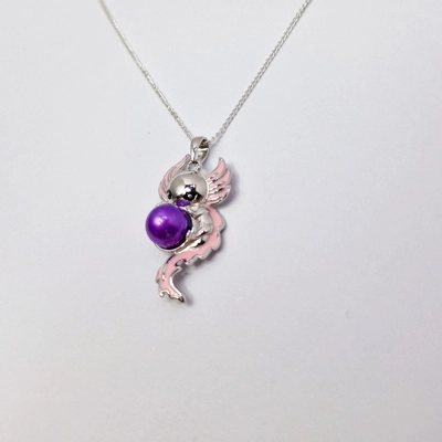 Axolotl Love Pendant
