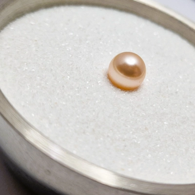 Peach Two 8mm Crystal Pearl