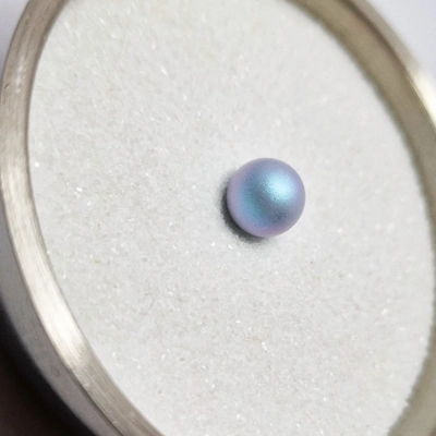 Iridescent Light Blue 8mm Crystal Pearl
