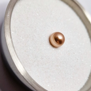 Rose Gold 8mm Crystal Pearl