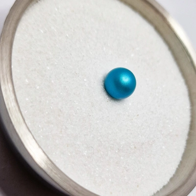 Iridescent Dark Turquoise 8mm Crystal Pearl