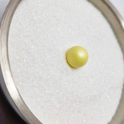 Pastel Yellow 8mm Crystal Pearl