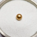 Bright Gold 8mm Crystal Pearl