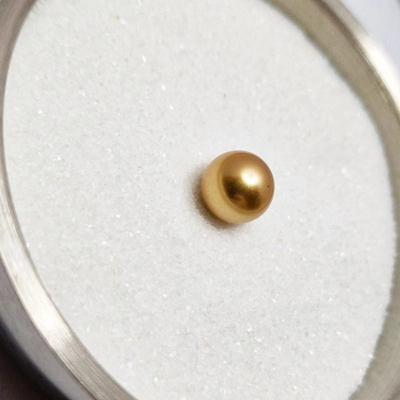 Bright Gold 8mm Crystal Pearl