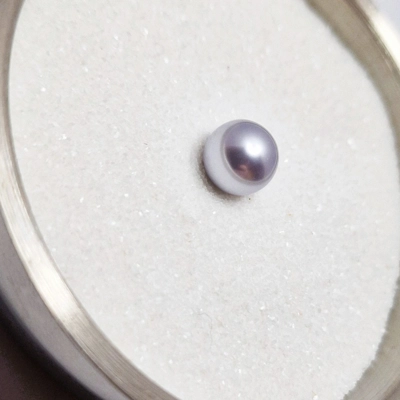 Lavender Two 8mm Crystal Pearl