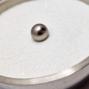 Dark Grey One 8mm Crystal Pe..