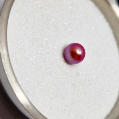 Pearlescent Red 8mm Crystal Pearl