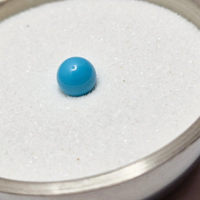 Turquoise 8mm Crystal Pearl