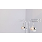 Silver Dome Earrings