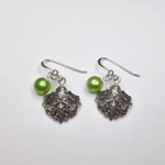 Green Man Earrings
