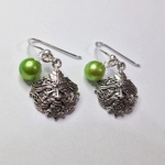 Green Man Earrings