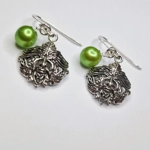 Green Man Earrings