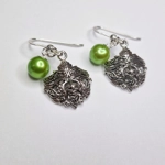 Green Man Earrings