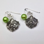 Green Man Earrings