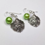 Green Man Earrings