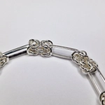 Long Bow Bracelet With Heart & T-Bar Clasp