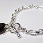 Elizabeth Bracelet With Heart & T-Bar Clasp
