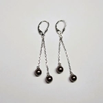 Latch Hook Double Drop Earrings