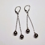 Latch Hook Double Drop Earrings