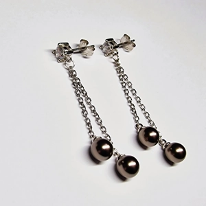 Crystal Double Drop Earrings