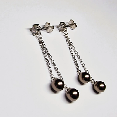 Crystal Double Drop Earrings