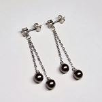 Crystal Double Drop Earrings