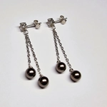 Crystal Double Drop Earrings