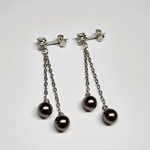 Crystal Double Drop Earrings