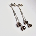 Crystal Double Drop Earrings