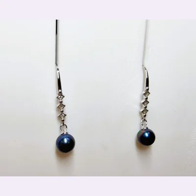 Trinity Sparkle Drop Earrings
