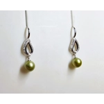 Frosted Flame Earrings