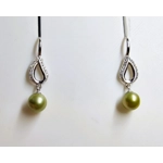 Frosted Flame Earrings