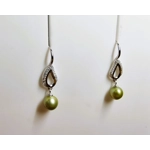 Frosted Flame Earrings