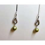 Frosted Flame Earrings