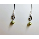 Frosted Flame Earrings