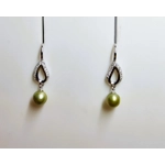 Frosted Flame Earrings